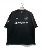 SOPH.×F.C.R.B.×PlayStationソフ×エフシーレアルブリストル×プレイステーション）の古着「DOT AIR S/S PISTE」｜ブラック
