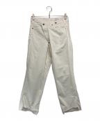 45Rフォーティファイブ・アール）の古着「ライ麦デニムのクロスオーバーパンツ」｜ホワイト