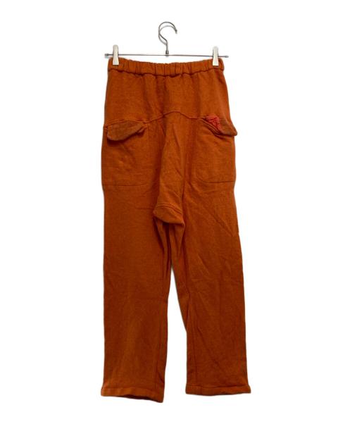 mon sakata（モンサカタ）mon sakata (モンサカタ) ナイロンカシミアブレンドパンツ オレンジ サイズ:-の古着・服飾アイテム