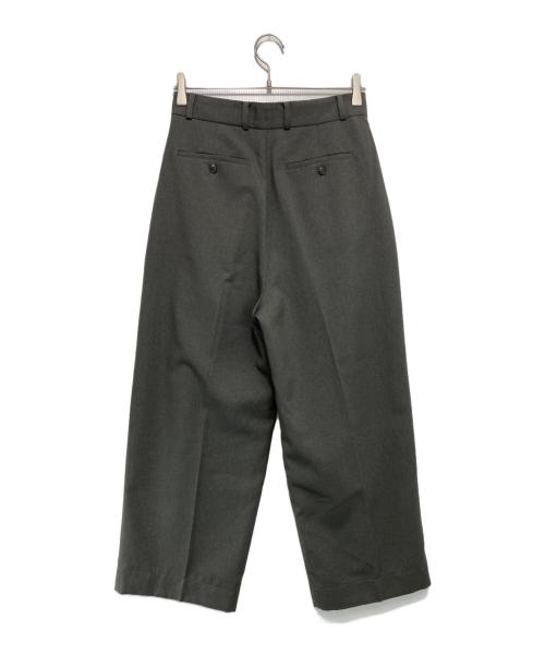 kurashi&trips publishing（クラシアンドトリップス パブリッシング）KURASHI&Trips PUBLISHING (クラシアンドトリップス パブリッシング) ワイドタックパンツ グレー サイズ:Sの古着・服飾アイテム