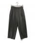 KURASHI&Trips PUBLISHING（クラシアンドトリップス パブリッシング）の古着「ワイドタックパンツ」｜グレー