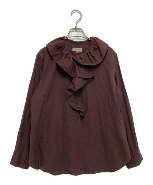 MARGARET HOWELL（マーガレットハウエル）MARGARET HOWELL (マーガレットハウエル) PIECE DYED WASHED COTTON ブラウン サイズ:1の古着・服飾アイテム