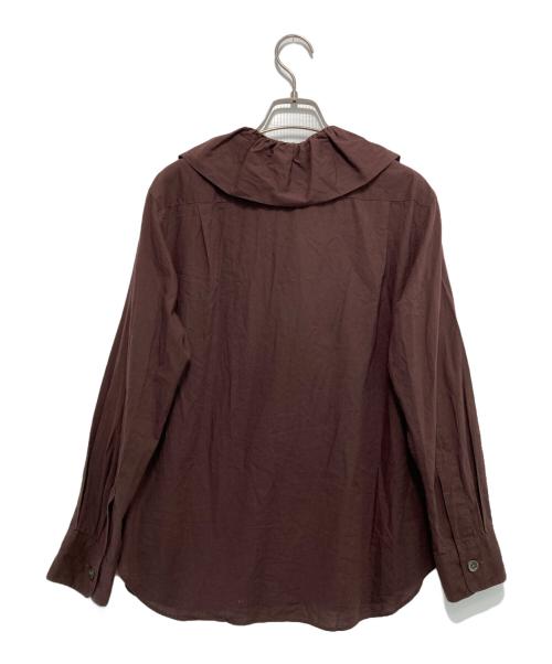 MARGARET HOWELL（マーガレットハウエル）MARGARET HOWELL (マーガレットハウエル) PIECE DYED WASHED COTTON ブラウン サイズ:1の古着・服飾アイテム
