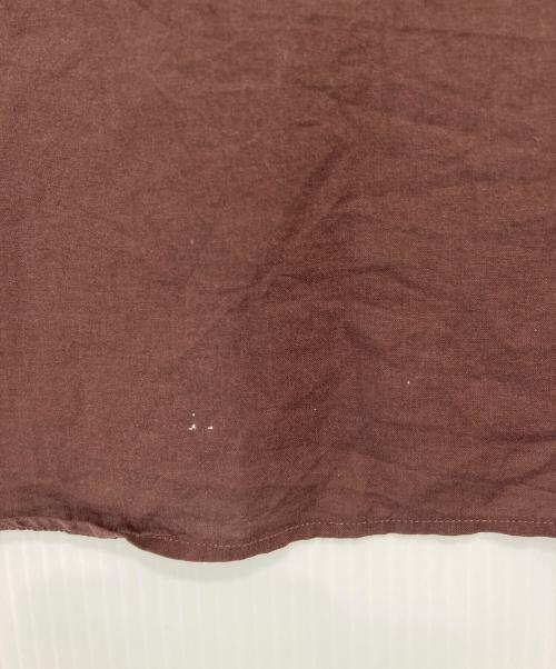 MARGARET HOWELL（マーガレットハウエル）MARGARET HOWELL (マーガレットハウエル) PIECE DYED WASHED COTTON ブラウン サイズ:1の古着・服飾アイテム