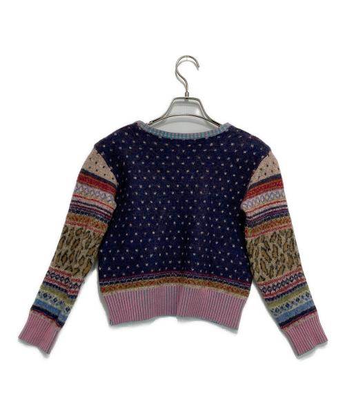 KAPITAL（キャピタル）KAPITAL (キャピタル) パッチワークニット レッド×ネイビー サイズ:1/Sの古着・服飾アイテム