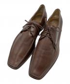 LOUIS VUITTONルイ ヴィトン）の古着「スクエアトゥシューズ」｜ブラウン