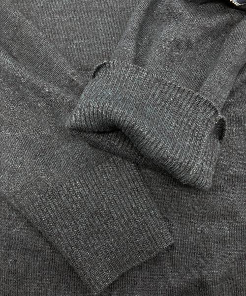 Maison Margiela（メゾンマルジェラ）Maison Margiela (メゾンマルジェラ) エルボーパッチニット ネイビー サイズ:Mの古着・服飾アイテム