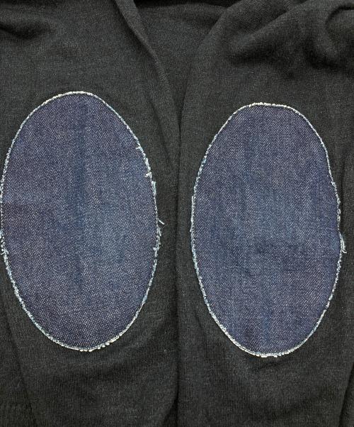 Maison Margiela（メゾンマルジェラ）Maison Margiela (メゾンマルジェラ) エルボーパッチニット ネイビー サイズ:Mの古着・服飾アイテム