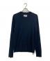 Maison Margiela（メゾンマルジェラ）の古着「エルボーパッチニット」｜ネイビー