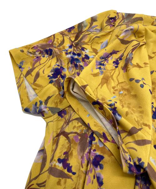 kay me（ケイミー）kay me (ケイミー) ゴールドハーベストギャザーワンピース イエロー サイズ:7の古着・服飾アイテム