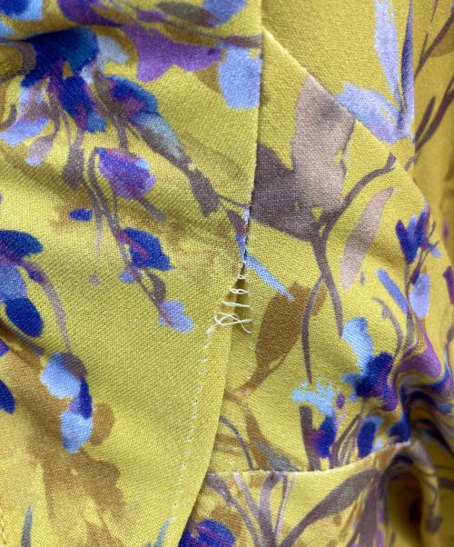 kay me（ケイミー）kay me (ケイミー) ゴールドハーベストギャザーワンピース イエロー サイズ:7の古着・服飾アイテム