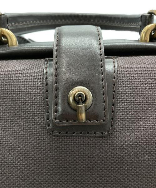土屋鞄（ツチヤカバン）土屋鞄 (ツチヤカバン) レザーキャンバス ポストミニショルダーバッグ ブラウン サイズ:-の古着・服飾アイテム