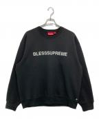 SUPREME×BLESSシュプリーム×ブレス）の古着「bless crewneck sweat shirt」｜ブラック
