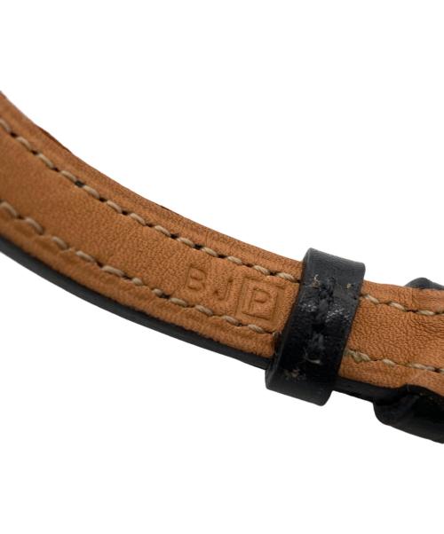 HERMES（エルメス）HERMES (エルメス) レザーブレスレット ブラック サイズ:-の古着・服飾アイテム