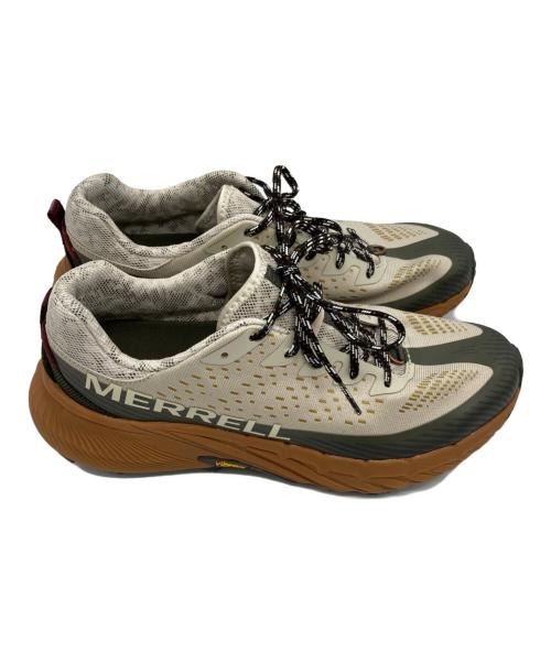 MERRELL（メレル）MERRELL (メレル) M AGILITY PEAK 5 OYSTER/OLIVE ベージュ サイズ:26.5の古着・服飾アイテム