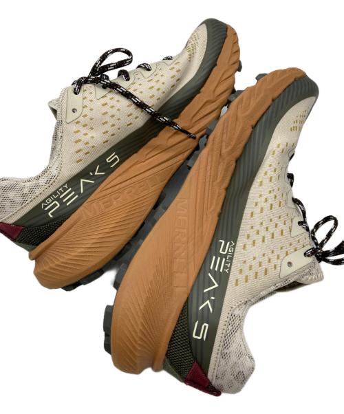 MERRELL（メレル）MERRELL (メレル) M AGILITY PEAK 5 OYSTER/OLIVE ベージュ サイズ:26.5の古着・服飾アイテム