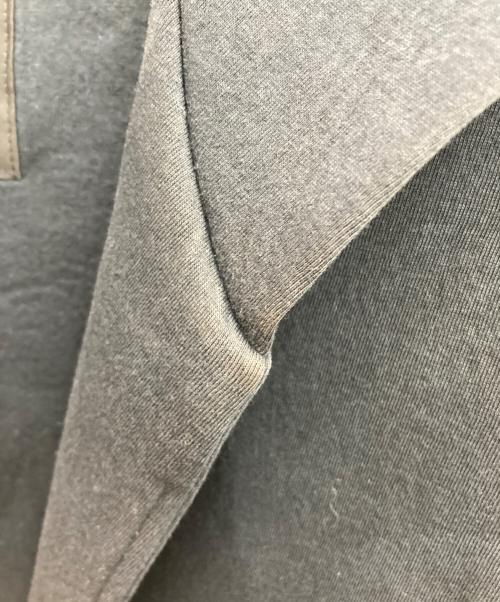 YORI（ヨリ）YORI (ヨリ) ボンディング ロングベスト ジレ ブラック サイズ:Fの古着・服飾アイテム