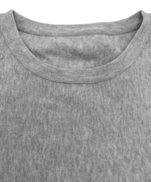 BEARDSLEY（ビアズリー）BEARDSLEY (ビアズリー) パフ袖ビッグニット グレー サイズ:Fの古着・服飾アイテム