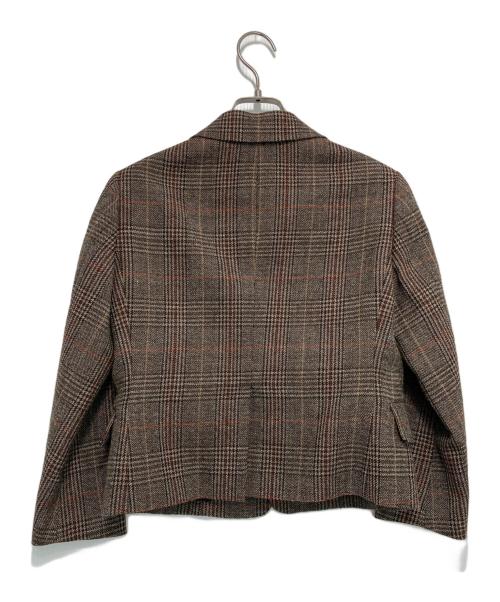 MADISON BLUE（マディソンブルー）MADISON BLUE (マディソンブルー) FCOMDACTMILITARY JK GLENCHECK ベージュ サイズ:00の古着・服飾アイテム