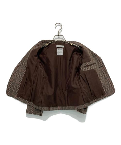 MADISON BLUE（マディソンブルー）MADISON BLUE (マディソンブルー) FCOMDACTMILITARY JK GLENCHECK ベージュ サイズ:00の古着・服飾アイテム