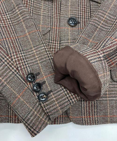 MADISON BLUE（マディソンブルー）MADISON BLUE (マディソンブルー) FCOMDACTMILITARY JK GLENCHECK ベージュ サイズ:00の古着・服飾アイテム