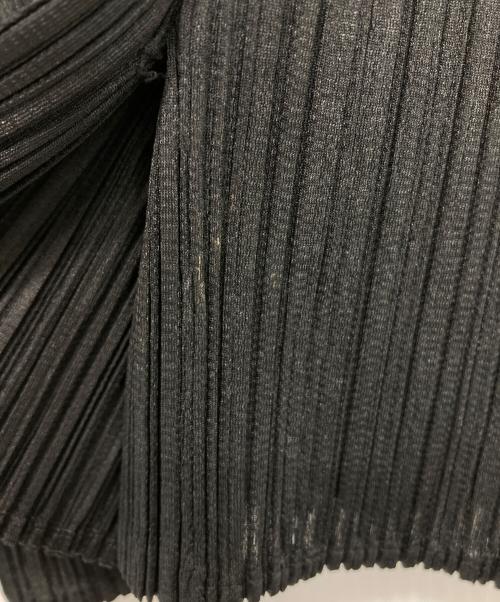 PLEATS PLEASE（プリーツプリーズ）PLEATS PLEASE (プリーツプリーズ) プリーツシャツ ブラック サイズ:3の古着・服飾アイテム
