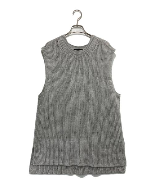 AP STUDIO（エーピーストゥディオ）AP STUDIO (エーピーストゥディオ) ノースリーブニット グレー サイズ:-の古着・服飾アイテム