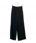 Plage（プラージュ）の古着「washable linen混 ハイウエストパンツ」｜ブラック