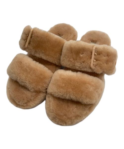 UGG（アグ）UGG (アグ) FUZZ YEAH ブラウン サイズ:23の古着・服飾アイテム