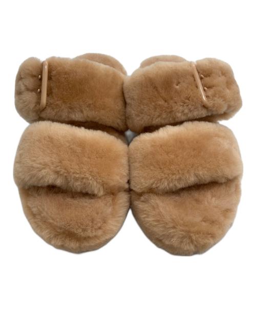 UGG（アグ）UGG (アグ) FUZZ YEAH ブラウン サイズ:23の古着・服飾アイテム