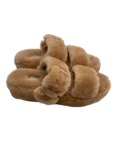 UGG（アグ）UGG (アグ) FUZZ YEAH ブラウン サイズ:23の古着・服飾アイテム