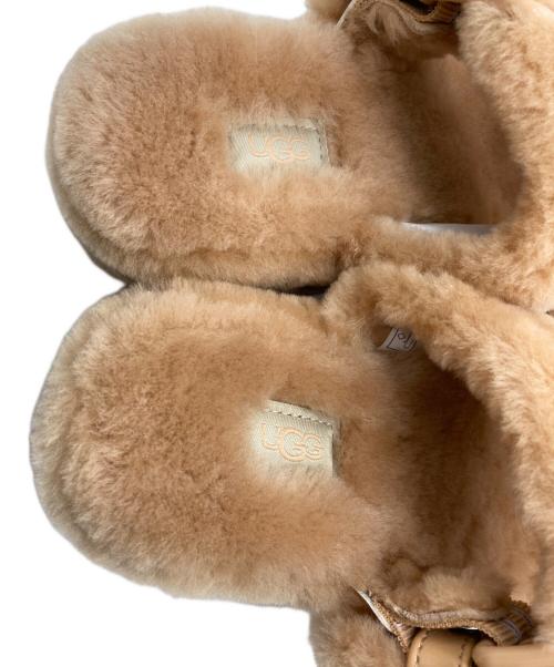 UGG（アグ）UGG (アグ) FUZZ YEAH ブラウン サイズ:23の古着・服飾アイテム