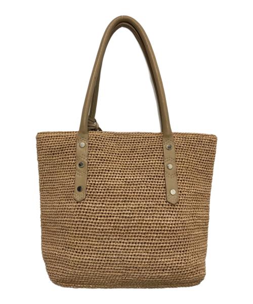 HELEN KAMINSKI（ヘレンカミンスキー）HELEN KAMINSKI (ヘレンカミンスキー) ハンドバッグ ベージュの古着・服飾アイテム