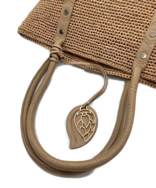 HELEN KAMINSKI（ヘレンカミンスキー）HELEN KAMINSKI (ヘレンカミンスキー) ハンドバッグ ベージュの古着・服飾アイテム