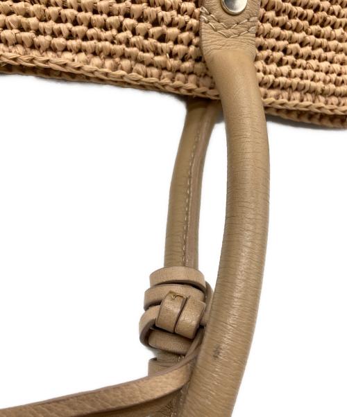 HELEN KAMINSKI（ヘレンカミンスキー）HELEN KAMINSKI (ヘレンカミンスキー) ハンドバッグ ベージュの古着・服飾アイテム