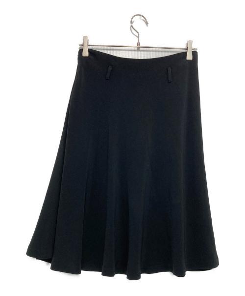 MIU MIU（ミュウミュウ）MIU MIU (ミュウミュウ) ミディスカート ブラック サイズ:40の古着・服飾アイテム