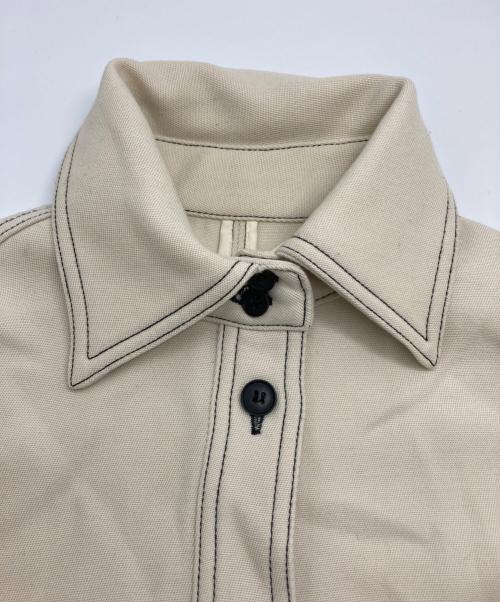 TODAYFUL（トゥデイフル）TODAYFUL (トゥデイフル) Stitch Wool Shirts アイボリー サイズ:Ｆの古着・服飾アイテム