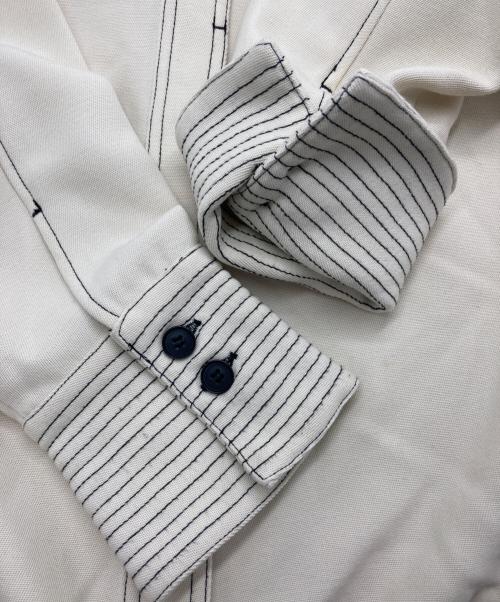 TODAYFUL（トゥデイフル）TODAYFUL (トゥデイフル) Stitch Wool Shirts アイボリー サイズ:Ｆの古着・服飾アイテム