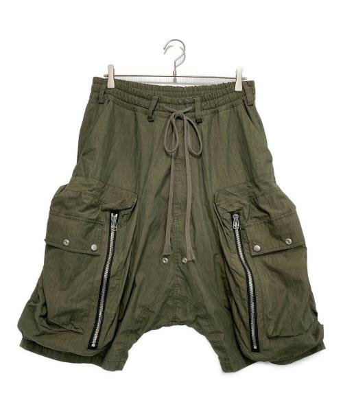A.F ARTEFACT（エーエフ アーティファクト）A.F ARTEFACT (エーエフ アーティファクト) ハーフカーゴパンツ オリーブ サイズ:2の古着・服飾アイテム