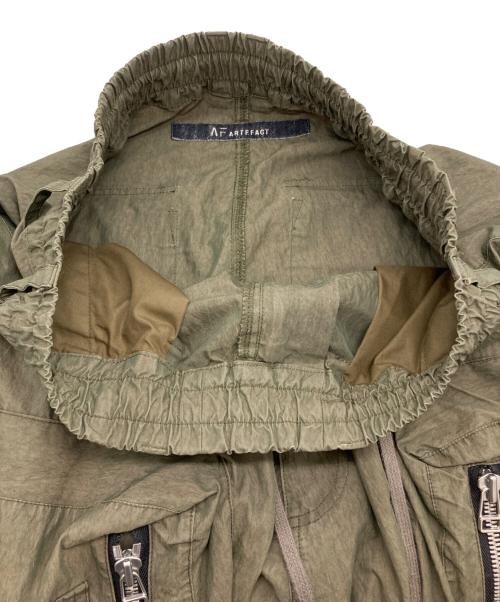 A.F ARTEFACT（エーエフ アーティファクト）A.F ARTEFACT (エーエフ アーティファクト) ハーフカーゴパンツ オリーブ サイズ:2の古着・服飾アイテム