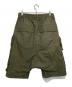 A.F ARTEFACT (エーエフ アーティファクト) ハーフカーゴパンツ オリーブ サイズ:2：9000円