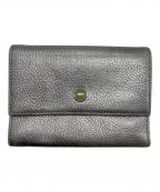 ANYA HINDMARCHアニヤ・ハインドマーチ）の古着「3つ折り財布」｜シルバー