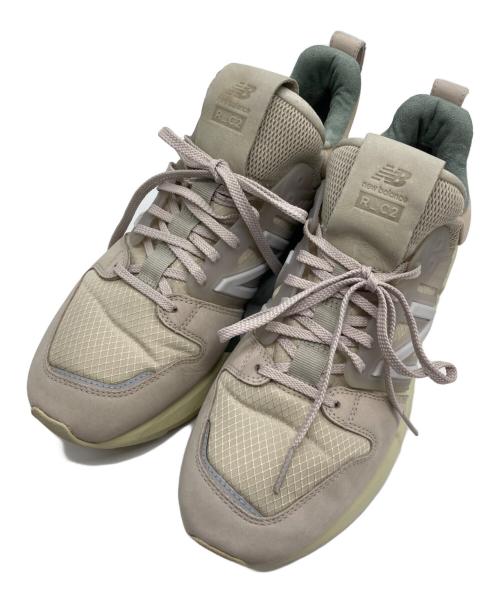 NEW BALANCE（ニューバランス）NEW BALANCE (ニューバランス) AURALEE (オーラリー) TOKYO DESIGN STUDIO (トウキョウデザインスタジオ) コラボローカットスニーカー ベージュ サイズ:26.5Dの古着・服飾アイテム