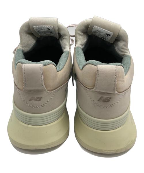 NEW BALANCE（ニューバランス）NEW BALANCE (ニューバランス) AURALEE (オーラリー) TOKYO DESIGN STUDIO (トウキョウデザインスタジオ) コラボローカットスニーカー ベージュ サイズ:26.5Dの古着・服飾アイテム