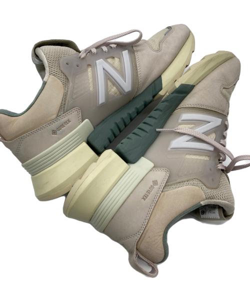NEW BALANCE（ニューバランス）NEW BALANCE (ニューバランス) AURALEE (オーラリー) TOKYO DESIGN STUDIO (トウキョウデザインスタジオ) コラボローカットスニーカー ベージュ サイズ:26.5Dの古着・服飾アイテム