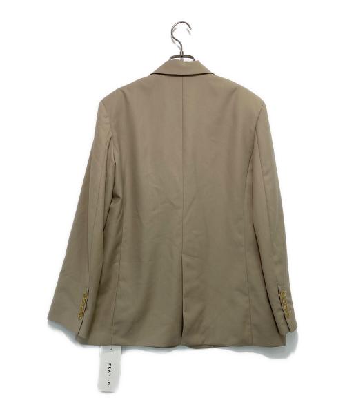 FRAY ID（フレイ アイディー）FRAY ID (フレイ アイディー) オーバーサイズジャケット ベージュの古着・服飾アイテム