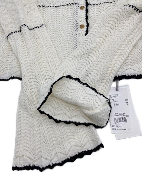 Snidel（スナイデル）Snidel (スナイデル) クロシェニットセットアップ ホワイト サイズ:Fの古着・服飾アイテム
