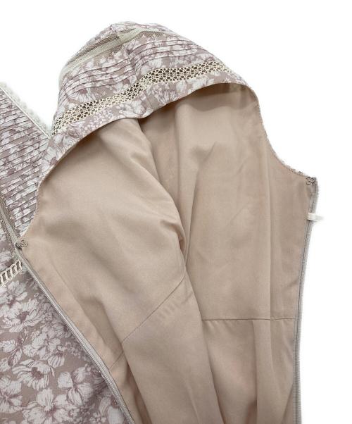 HER LIP TO（ハーリップトゥ）Her lip to (ハーリップトゥ) Lace Trimmed Floral Dress グレー サイズ:Sの古着・服飾アイテム