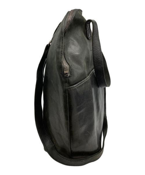 10 SEI 0 OTTO（ディエチセイゼロオット）10 SEI 0 OTTO (ディエチセイゼロオット) LEATHER 2WAY BAG ブラックの古着・服飾アイテム