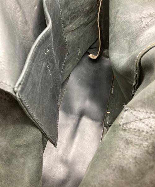 10 SEI 0 OTTO（ディエチセイゼロオット）10 SEI 0 OTTO (ディエチセイゼロオット) LEATHER 2WAY BAG ブラックの古着・服飾アイテム